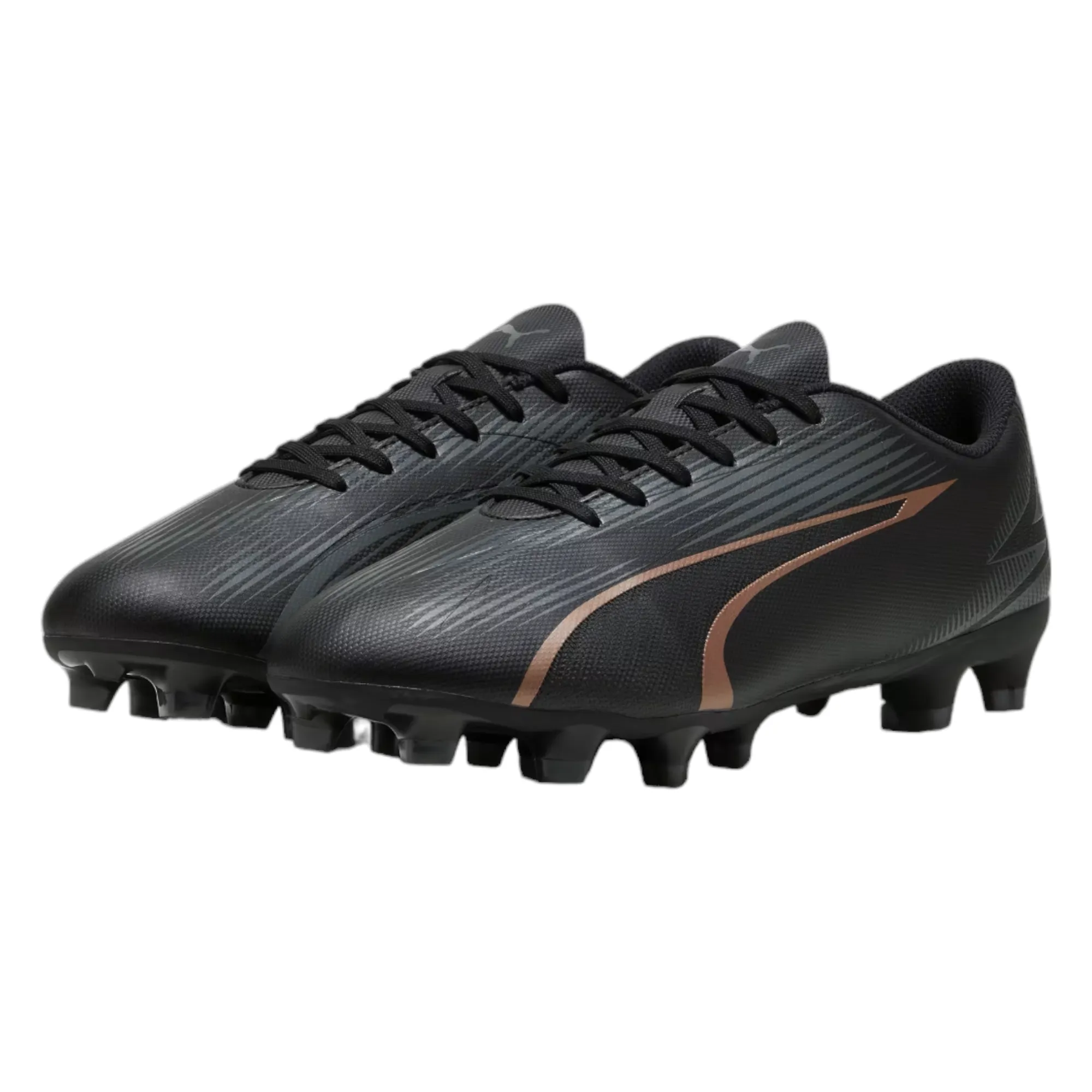 - Puma ULTRA PLAY FG/AG Men's Football Boots Black/Copper Rose - (107763 02) - ST6- R2L17
