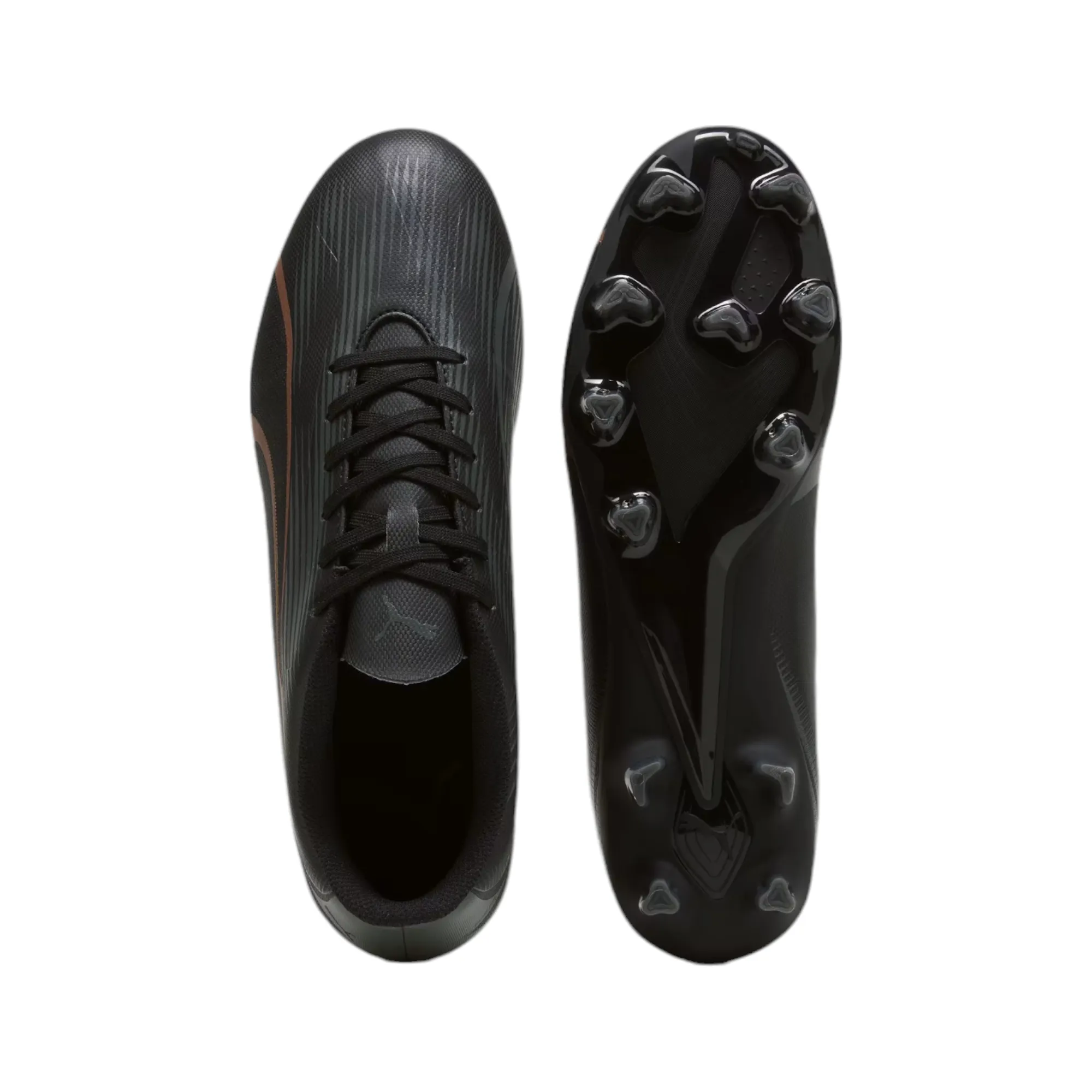 - Puma ULTRA PLAY FG/AG Men's Football Boots Black/Copper Rose - (107763 02) - ST6- R2L17