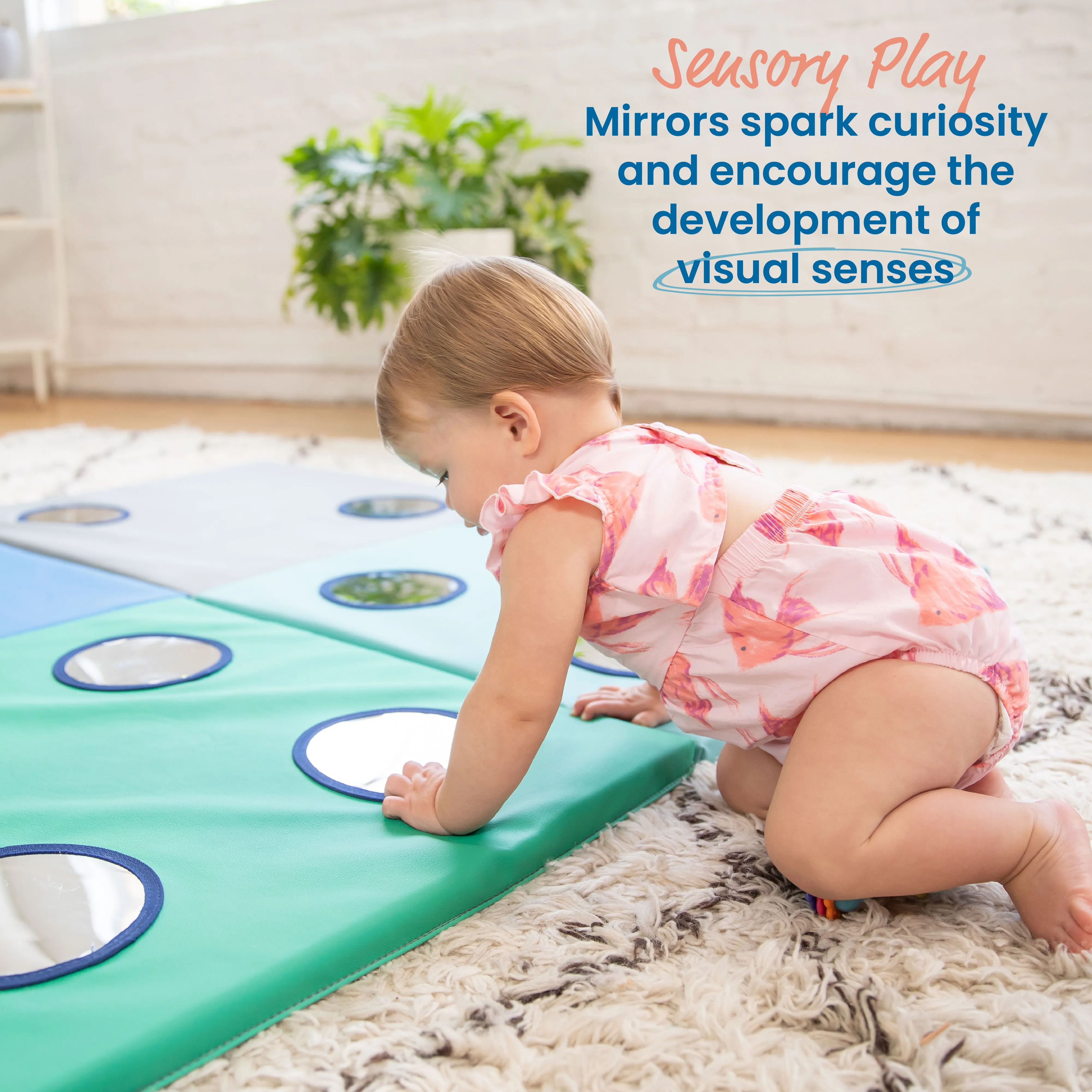 123 Look At Me Counting Activity Mat with Sensory Mirrors