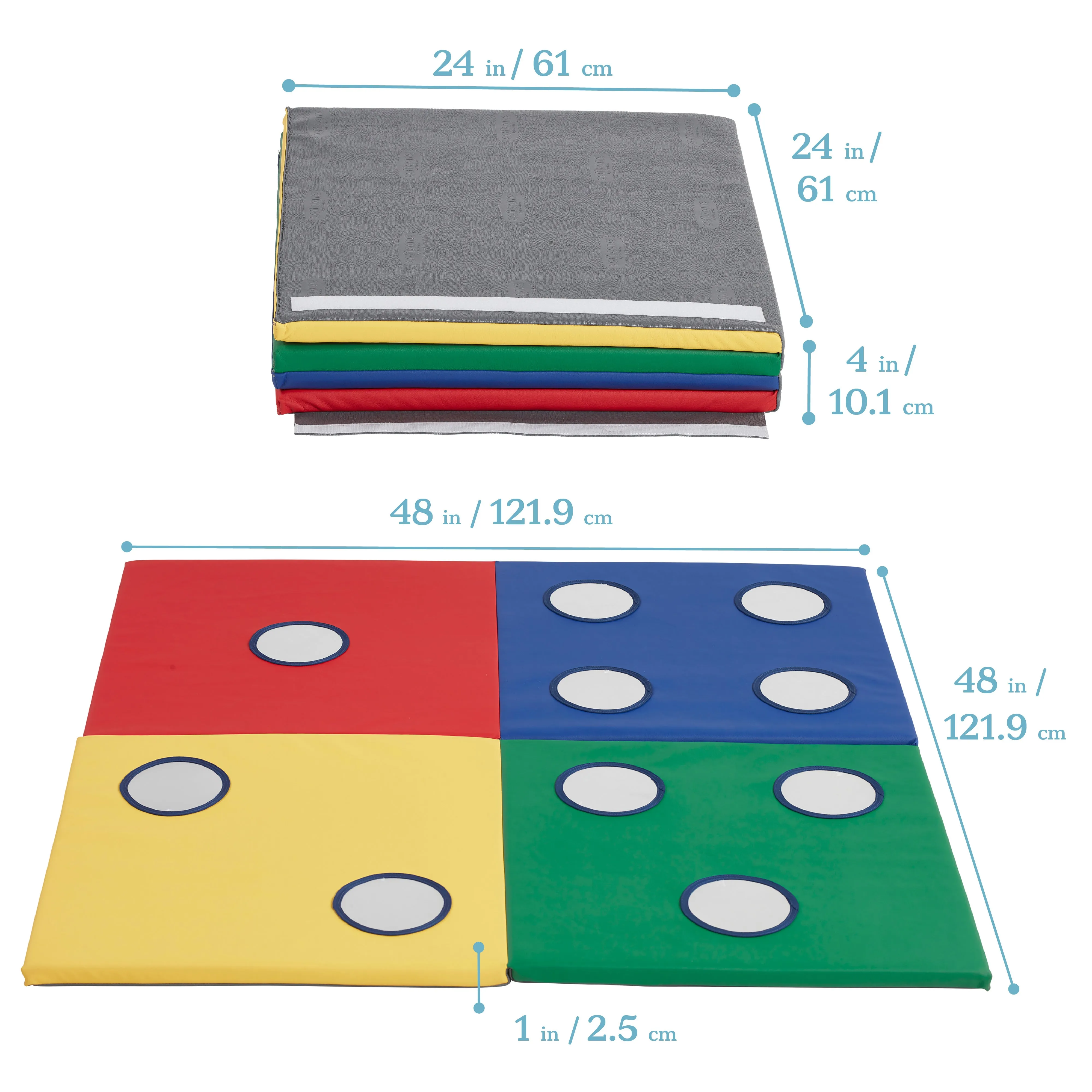 123 Look At Me Counting Activity Mat with Sensory Mirrors