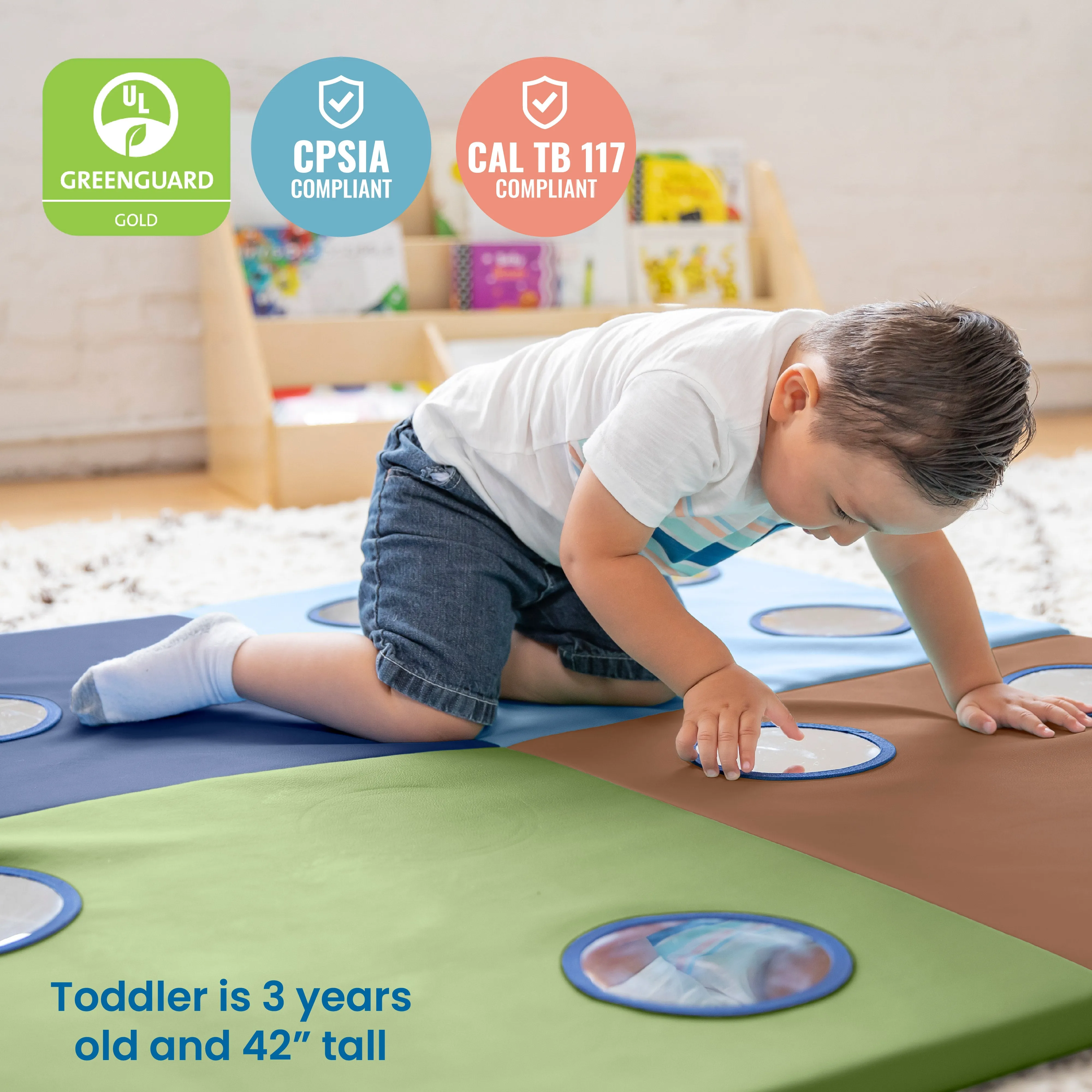 123 Look At Me Counting Activity Mat with Sensory Mirrors