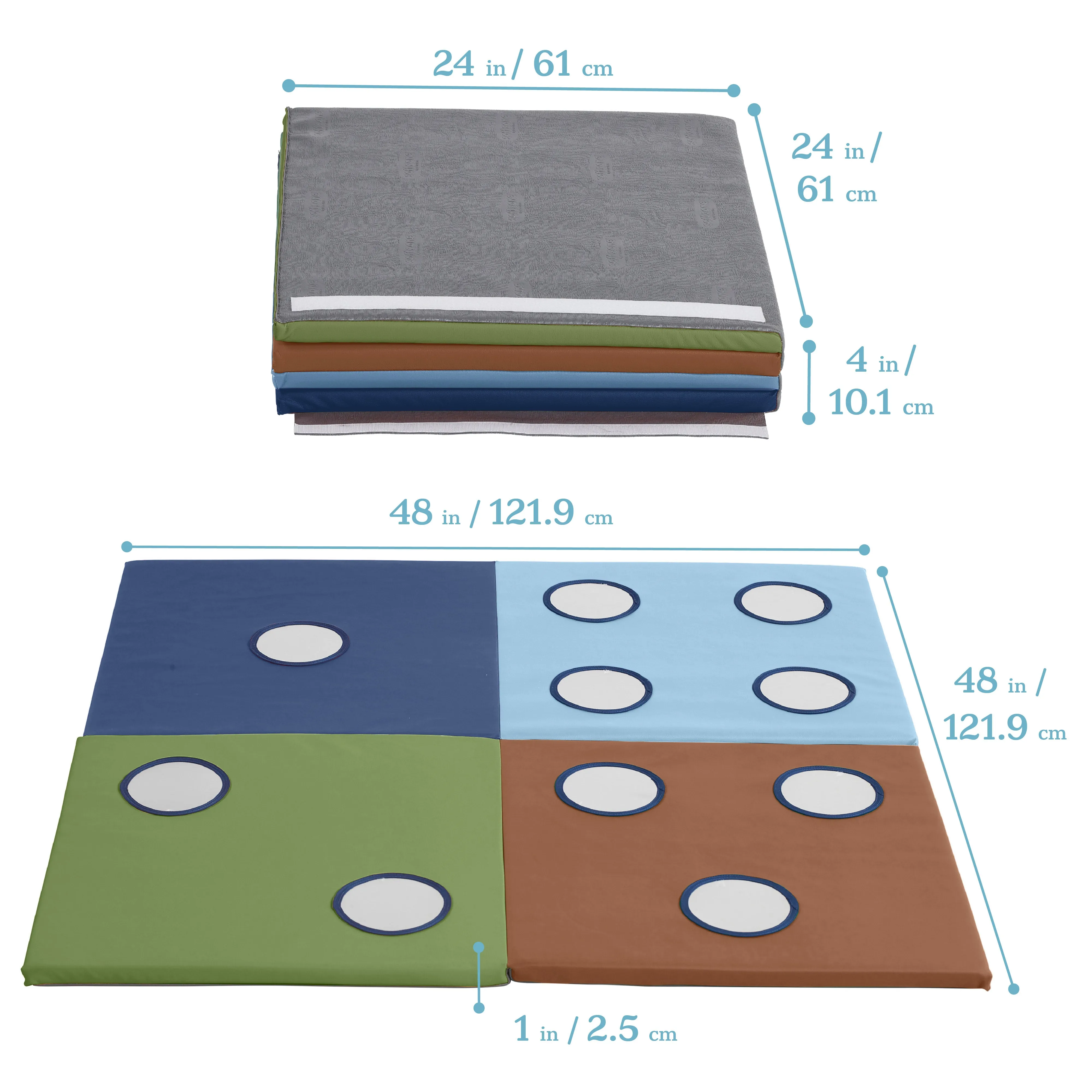 123 Look At Me Counting Activity Mat with Sensory Mirrors