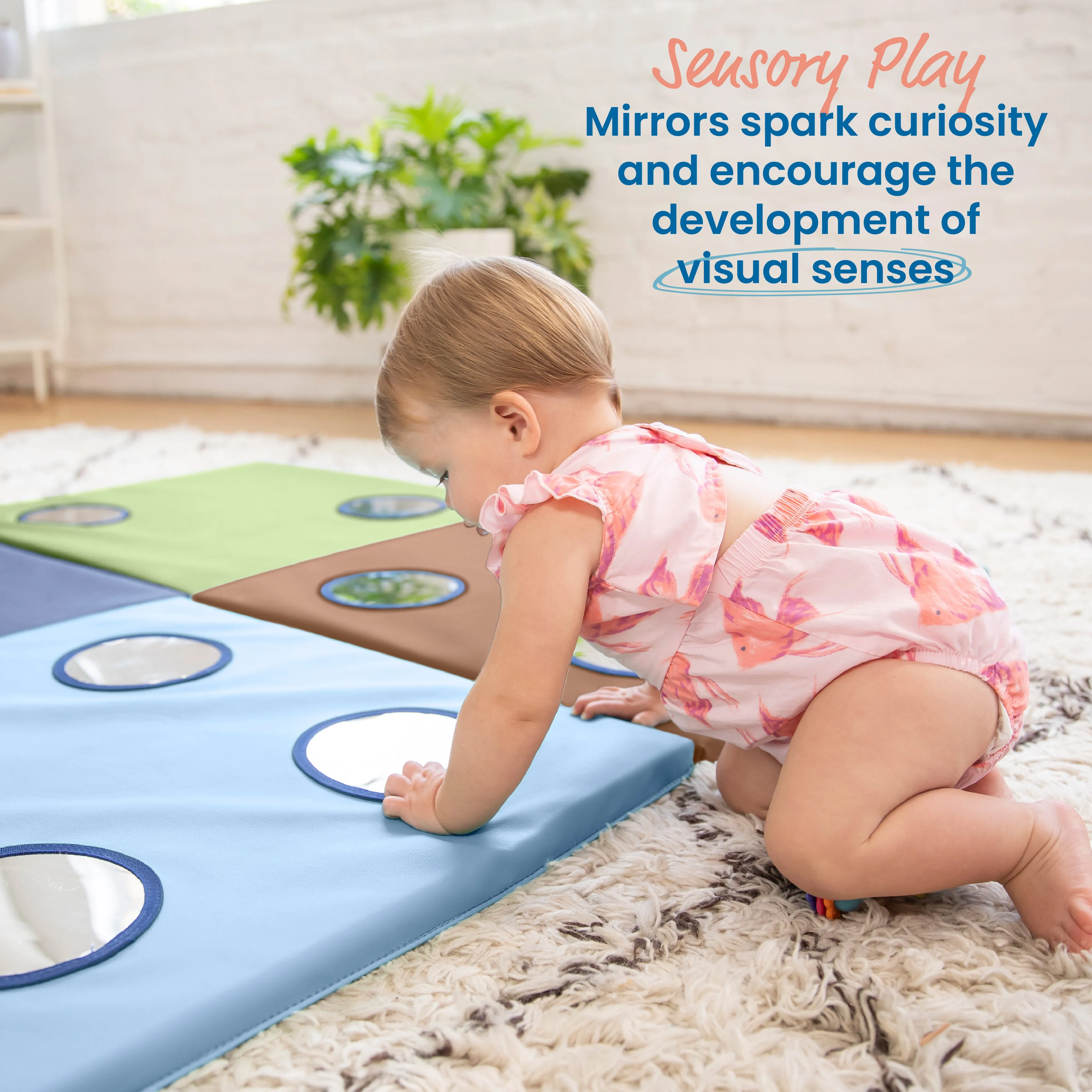 123 Look At Me Counting Activity Mat with Sensory Mirrors