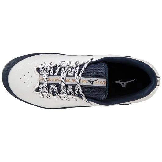 9-Spike Advanced Finch Elite 6 Low Women's TPU Molded Softball Cleat- White/Navy