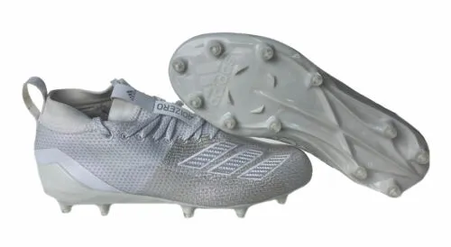 Adidas Men's Adizero 8.0 Football Cleats White Size 13