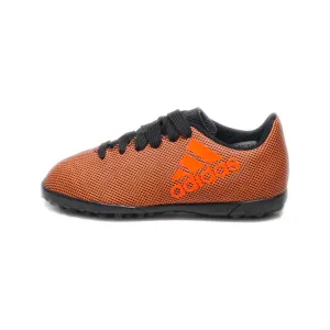 Adidas X 17.4 Tf Sport Shoes Leather Orange Colour For Kids