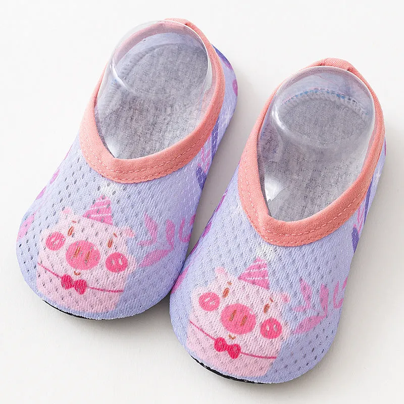 Animal Patterned Aqua Splash Mesh Water Shoes