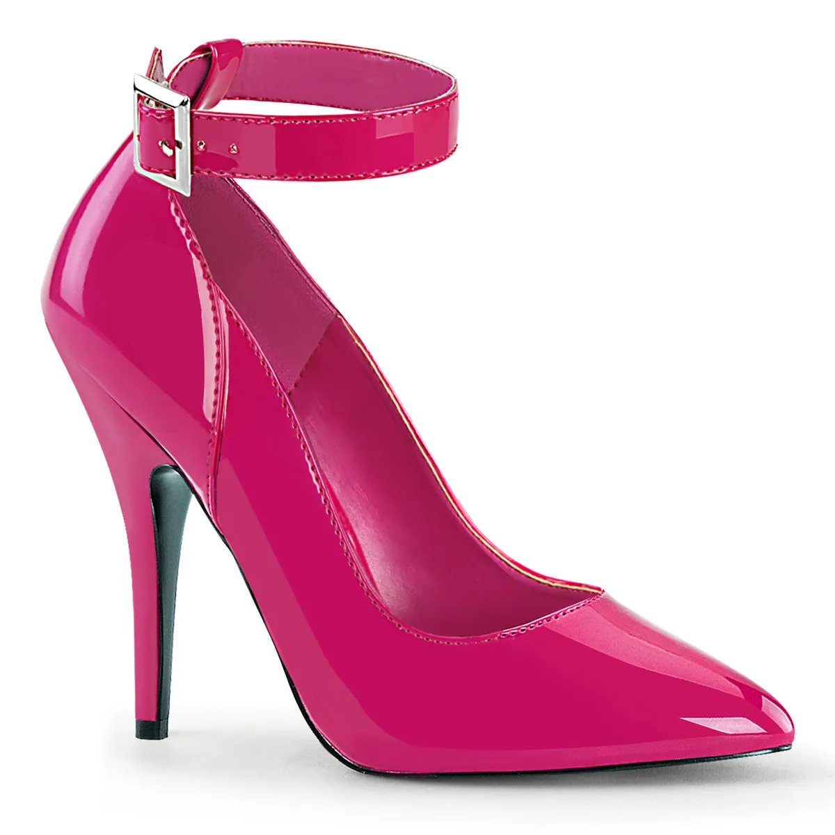 Ankle Strap Pump Shoe with 5-inch Stiletto Heel 5-colors SED431