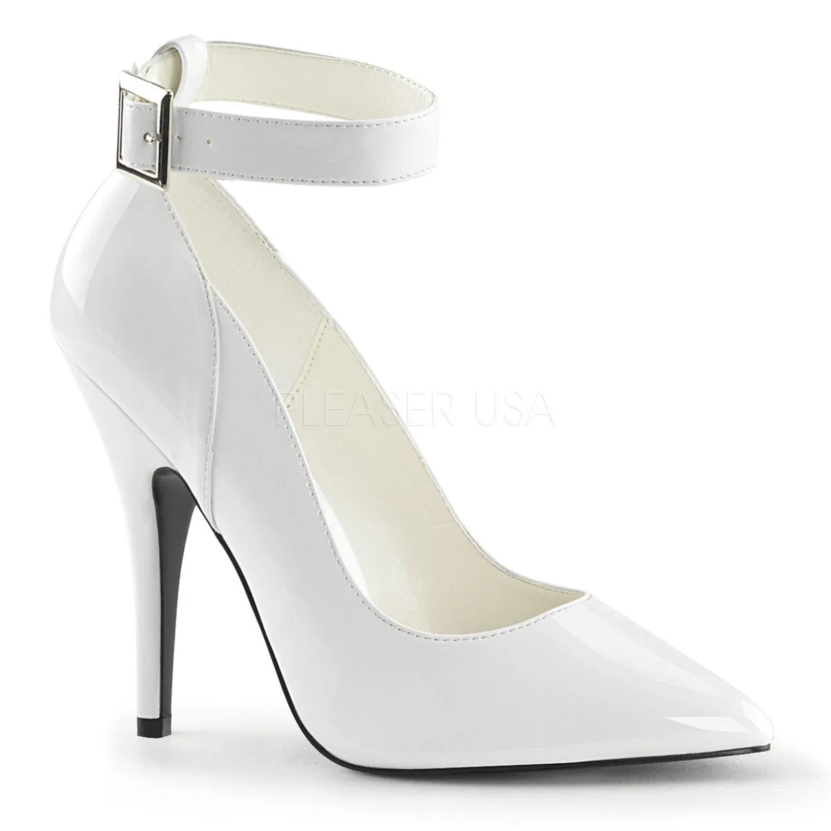 Ankle Strap Pump Shoe with 5-inch Stiletto Heel 5-colors SED431