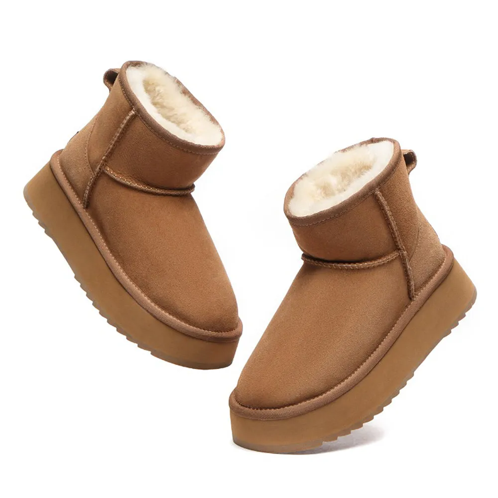 Australian Shepherd Thick Bottom Mini Classic Boots #AS3036