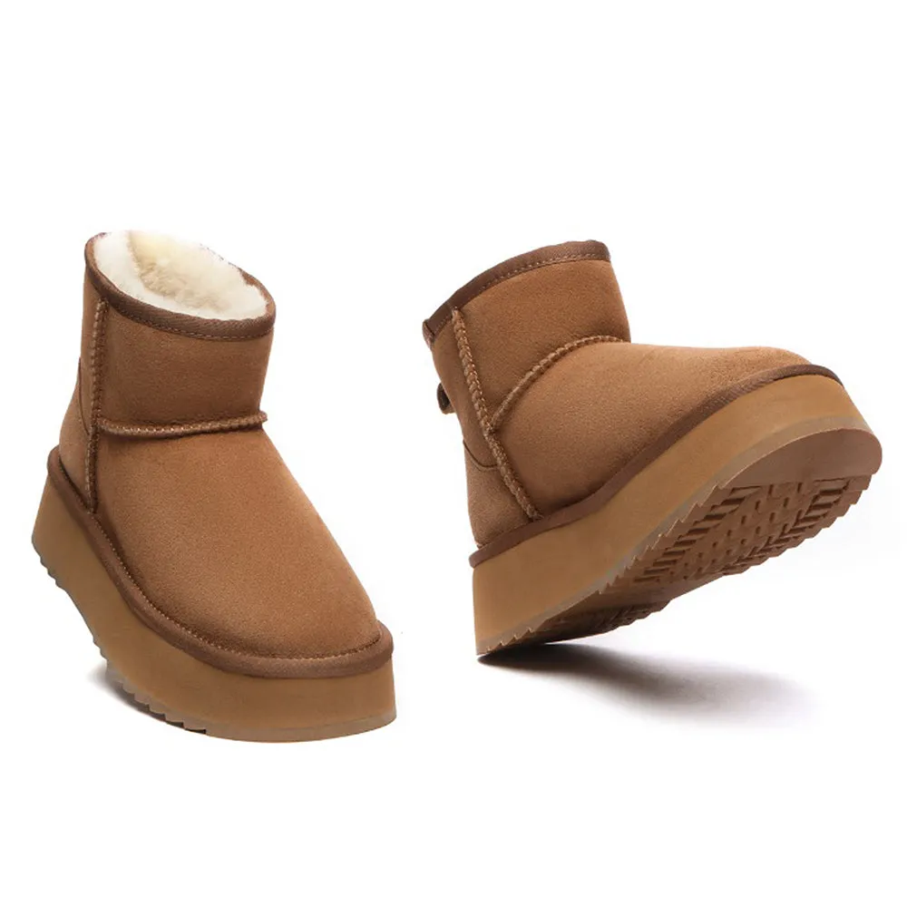 Australian Shepherd Thick Bottom Mini Classic Boots #AS3036