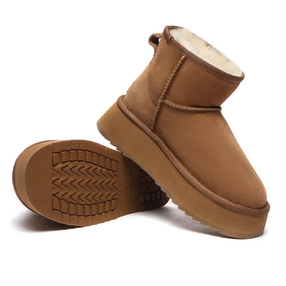 Australian Shepherd Thick Bottom Mini Classic Boots #AS3036