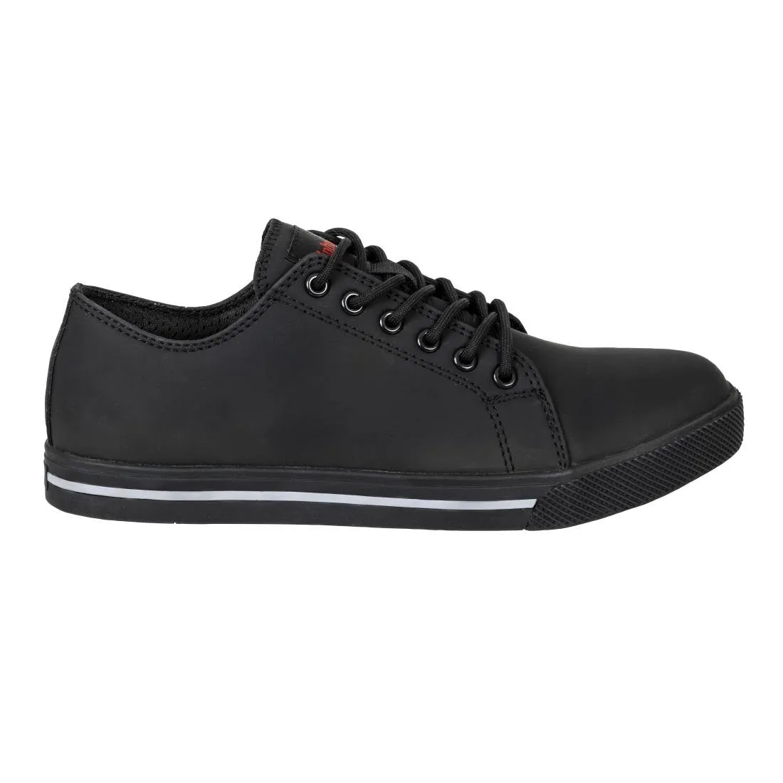 BA060-41 Slipbuster Recycled Microfibre Safety Trainers Matte Black 41