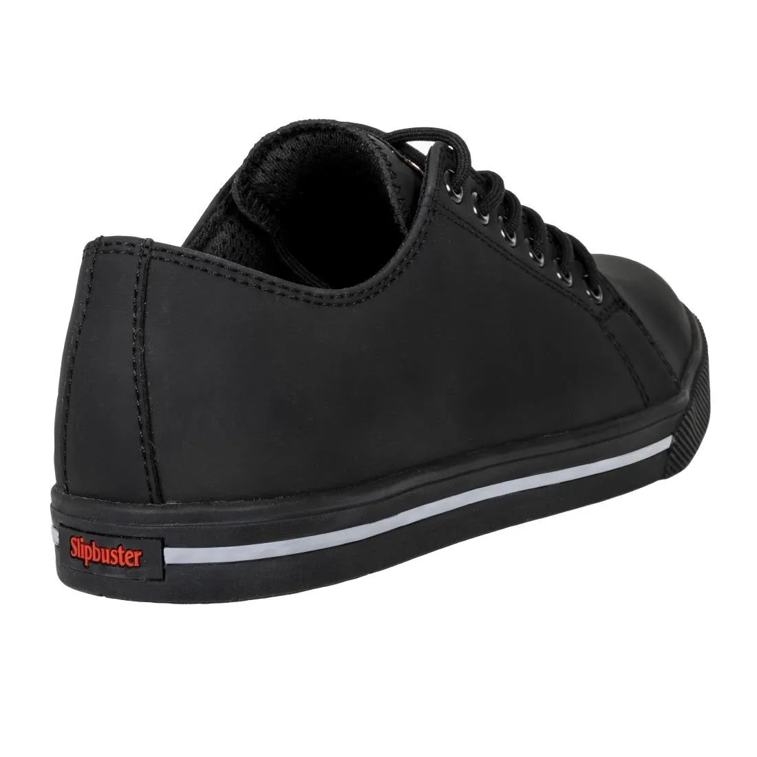BA060-41 Slipbuster Recycled Microfibre Safety Trainers Matte Black 41