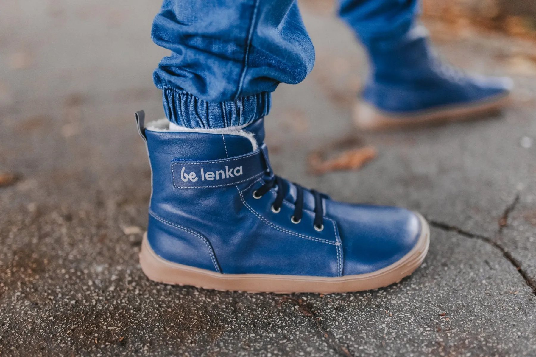 Barefoot Be Lenka Winter Kids - Ocean Blue