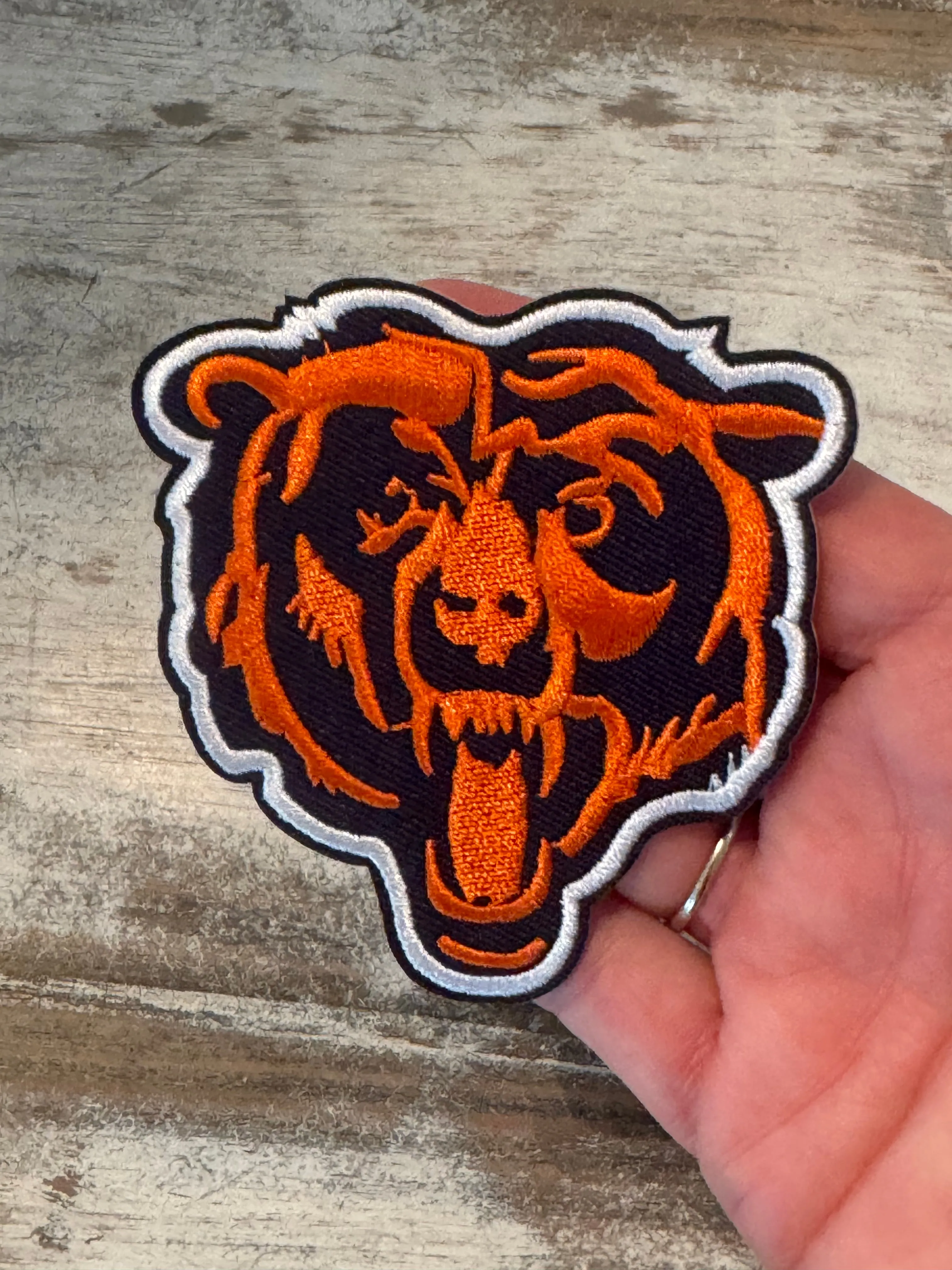 Bear Mascot Iron On Patches