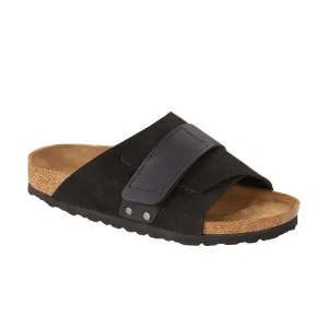 Birkenstock Kyoto Suede Nubuck Leather Regular | Black