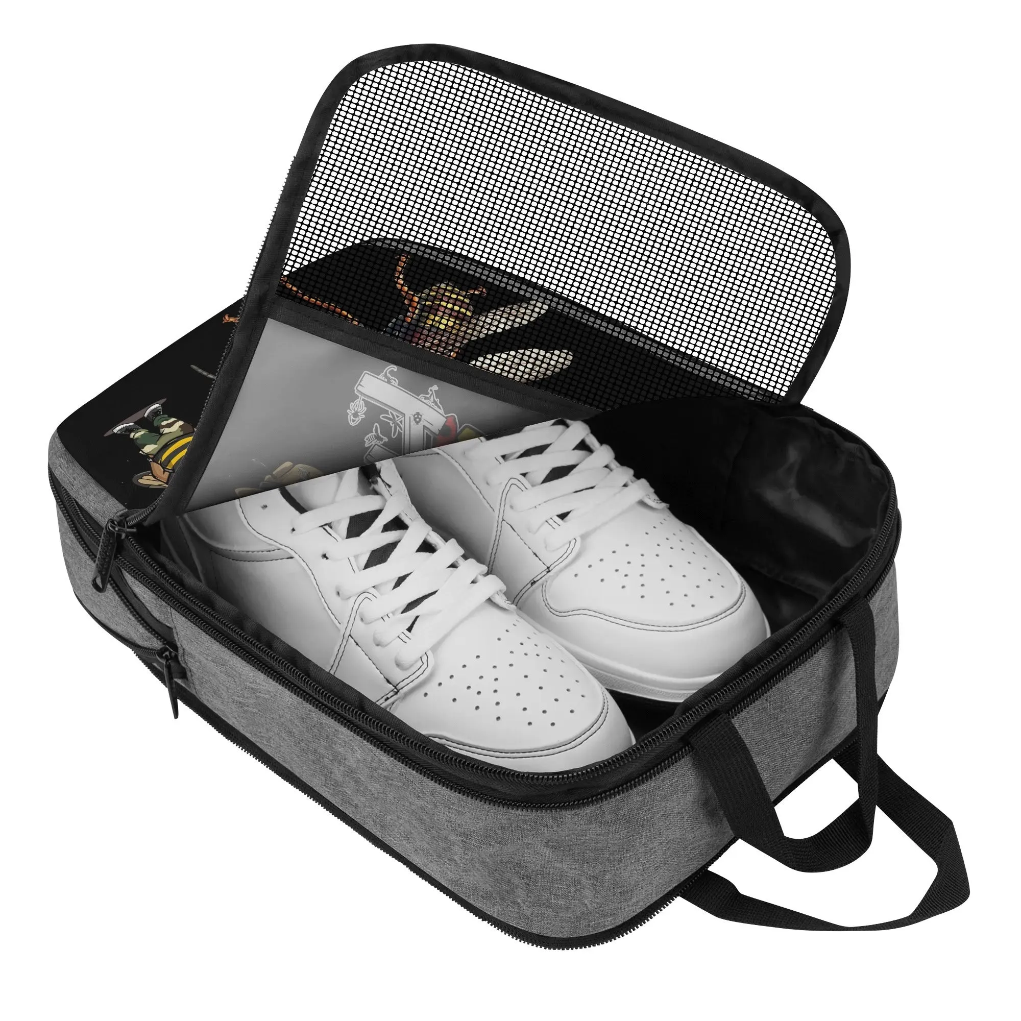 Blk Insct Famili Mens Upgraded High Top Leather Sneakers