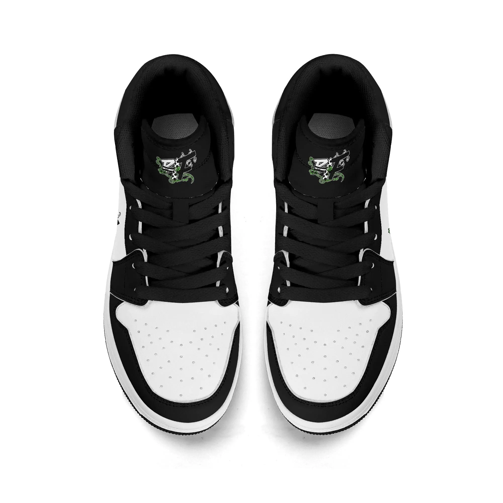 Blk Insct Famili/Fly Dre Children Premium High Top Leather Sneakers