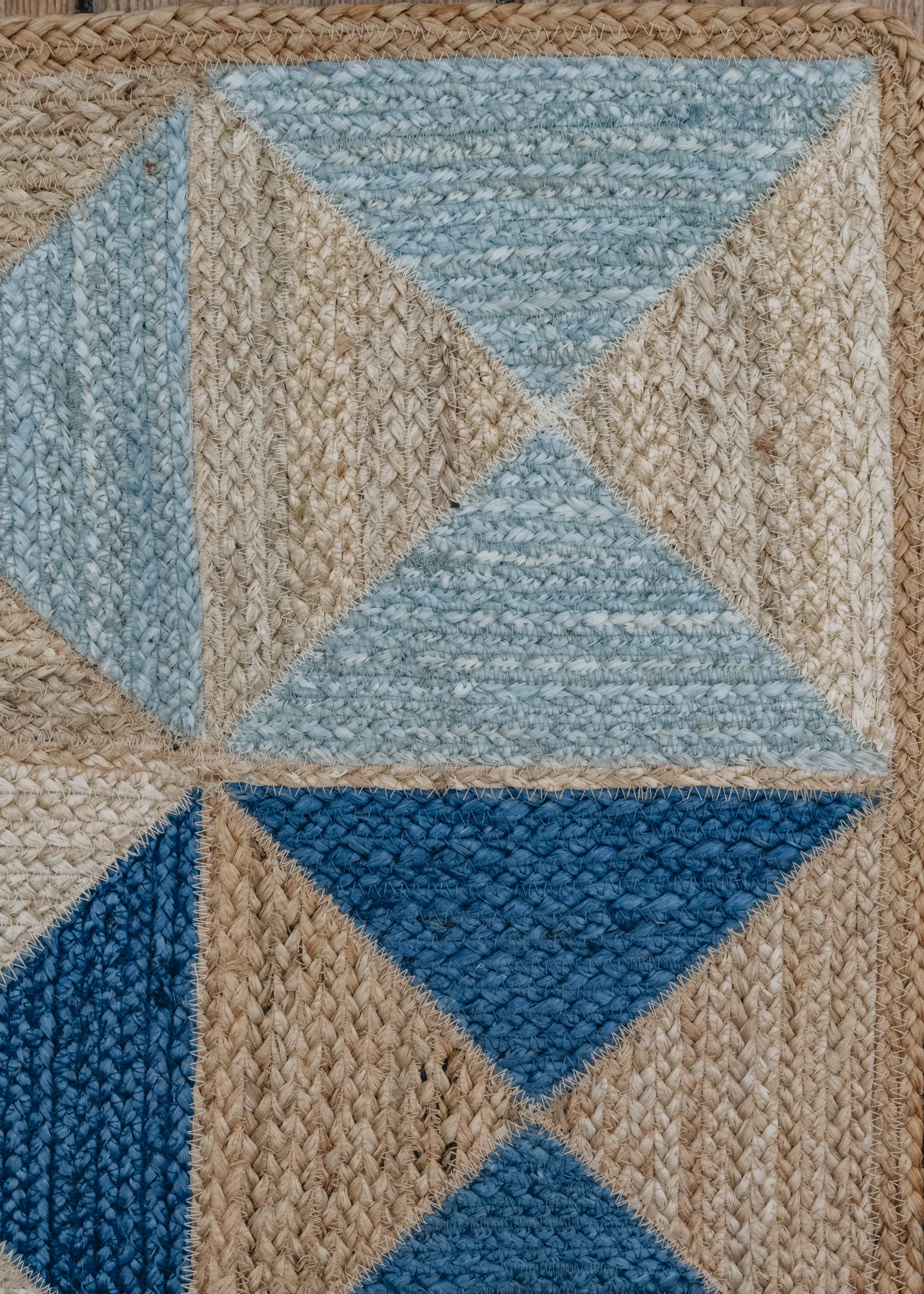 Blue Woven Doormat