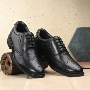 Bold Brogue Full Grain Leather Derby Lace Ups