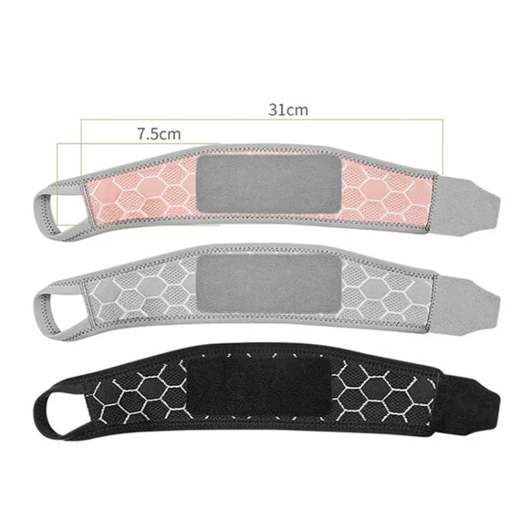 Breathable Adjustable Sports Wristbands Wrist Tendon Sheath Protective Wrap Bandage(Black)