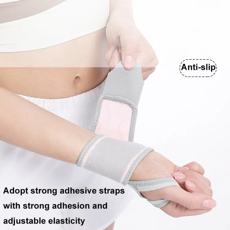 Breathable Adjustable Sports Wristbands Wrist Tendon Sheath Protective Wrap Bandage(Black)
