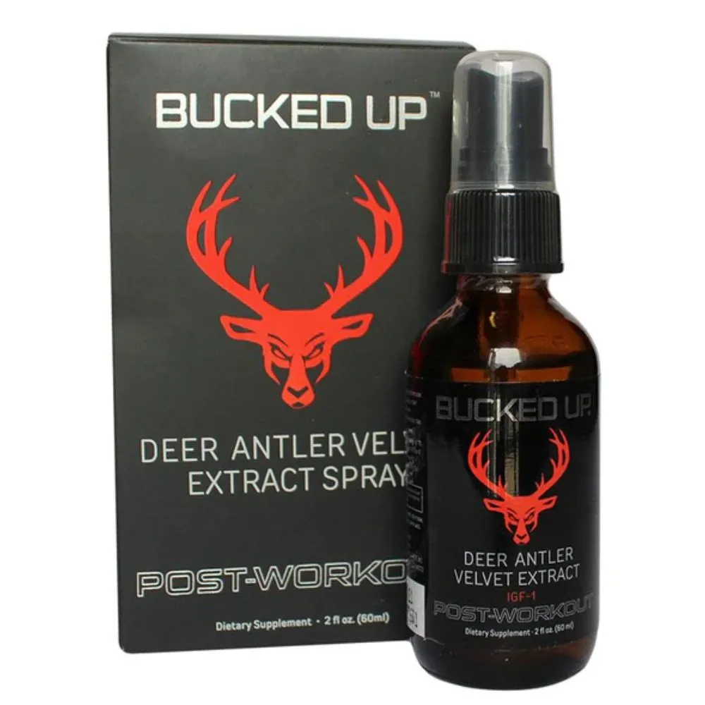 Bucked Up Deer Antler Velvet Spray for Men 2oz