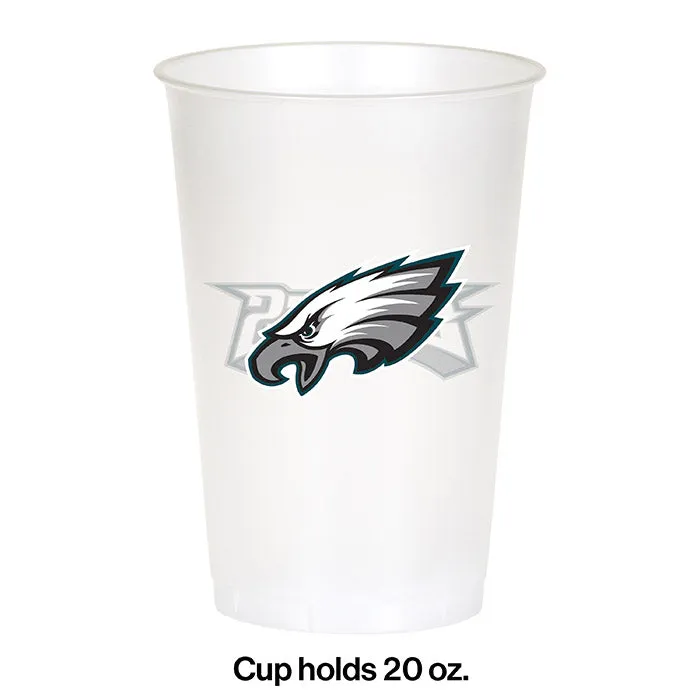 Bulk Philadelphia Eagles 20 oz Plastic Cups (96 per Case)