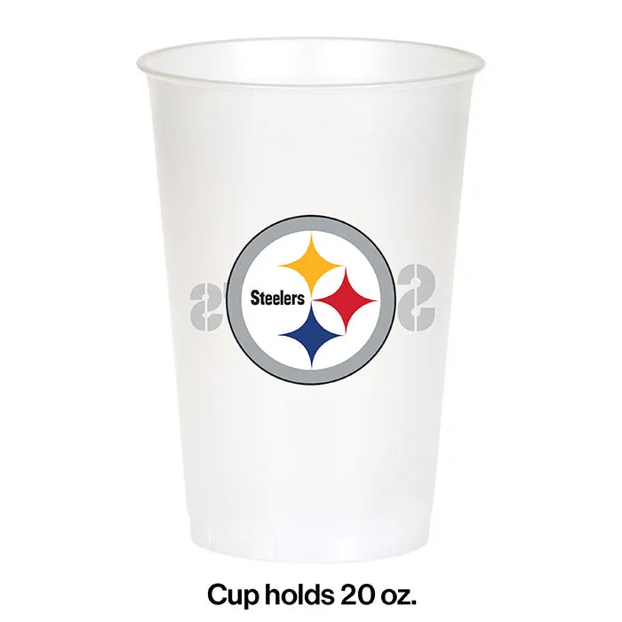 Bulk Pittsburgh Steelers 20 oz Plastic Cups (96 per Case)