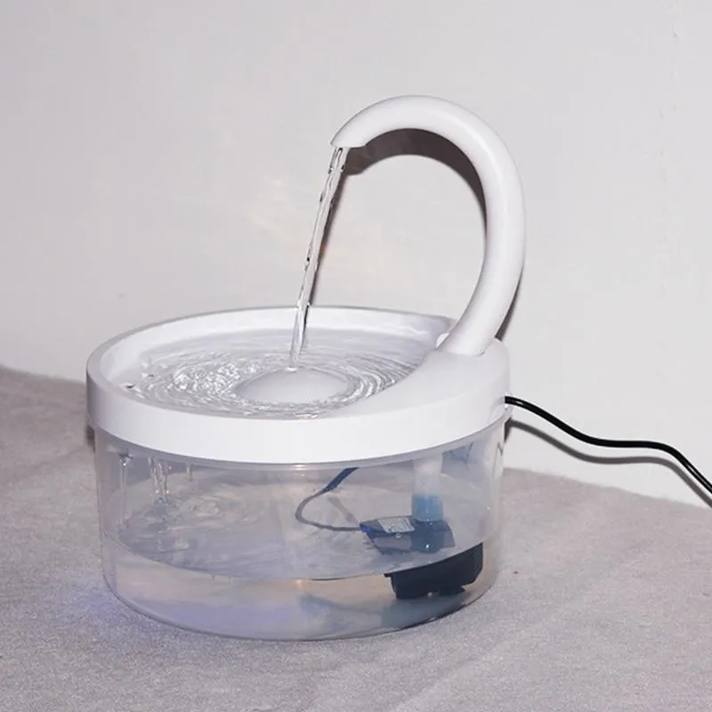 Cat Drinking Water Fountain