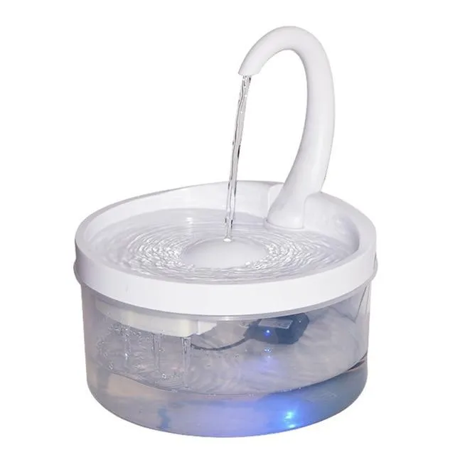 Cat Drinking Water Fountain