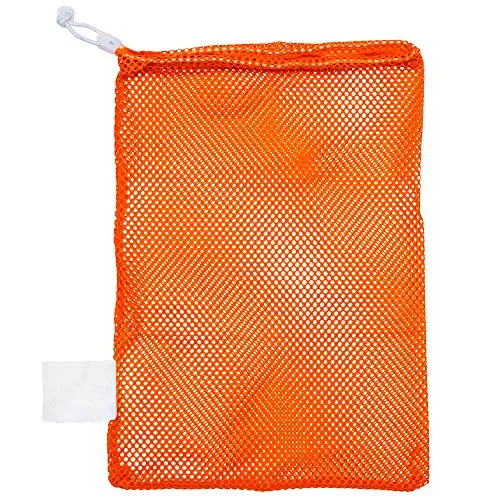 Champion Sports unisex adult 12" X 18" gym drawstring bags, Orange, 12 X 18-Inch US