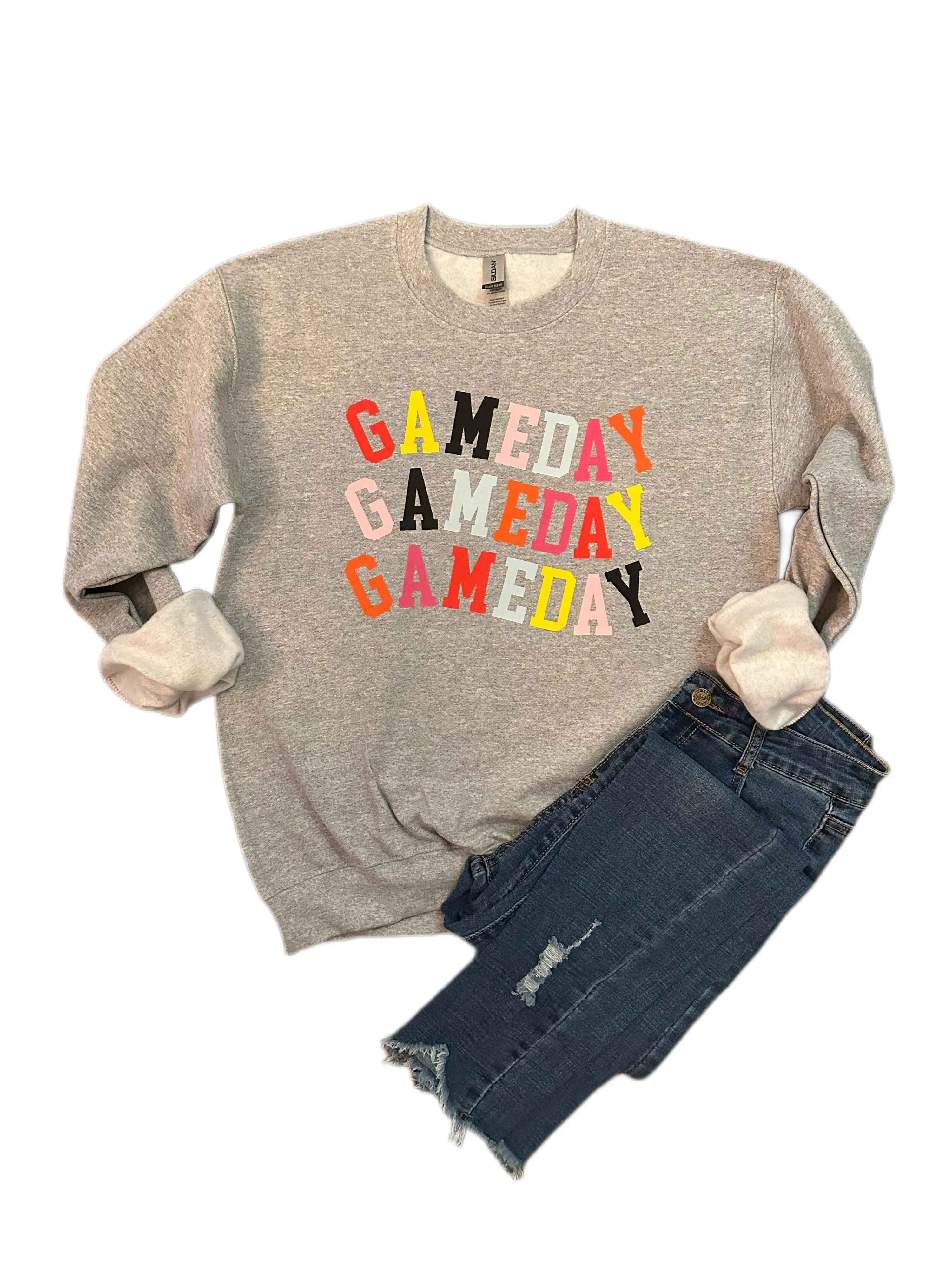 Colorful Game Day Top (Sweatshirt or Tee)
