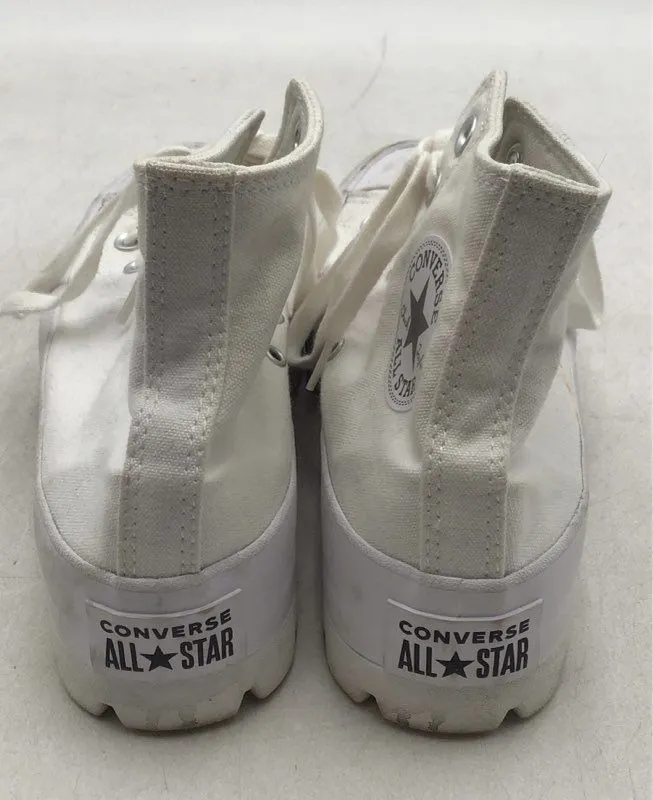 Converse Women's Chuck Taylor All Star Lugged Hi White Athletic Shoes - Size 7.5
