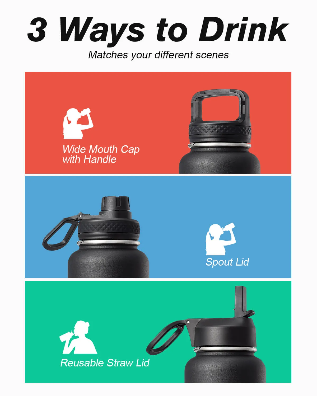 Coolflask 40 oz Water Bottle