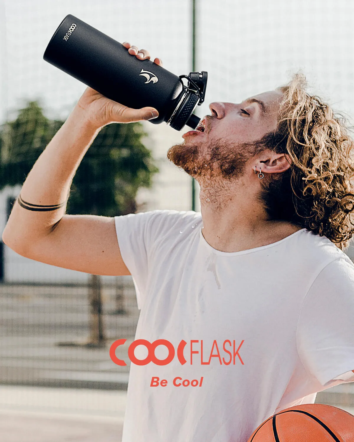 Coolflask 40 oz Water Bottle