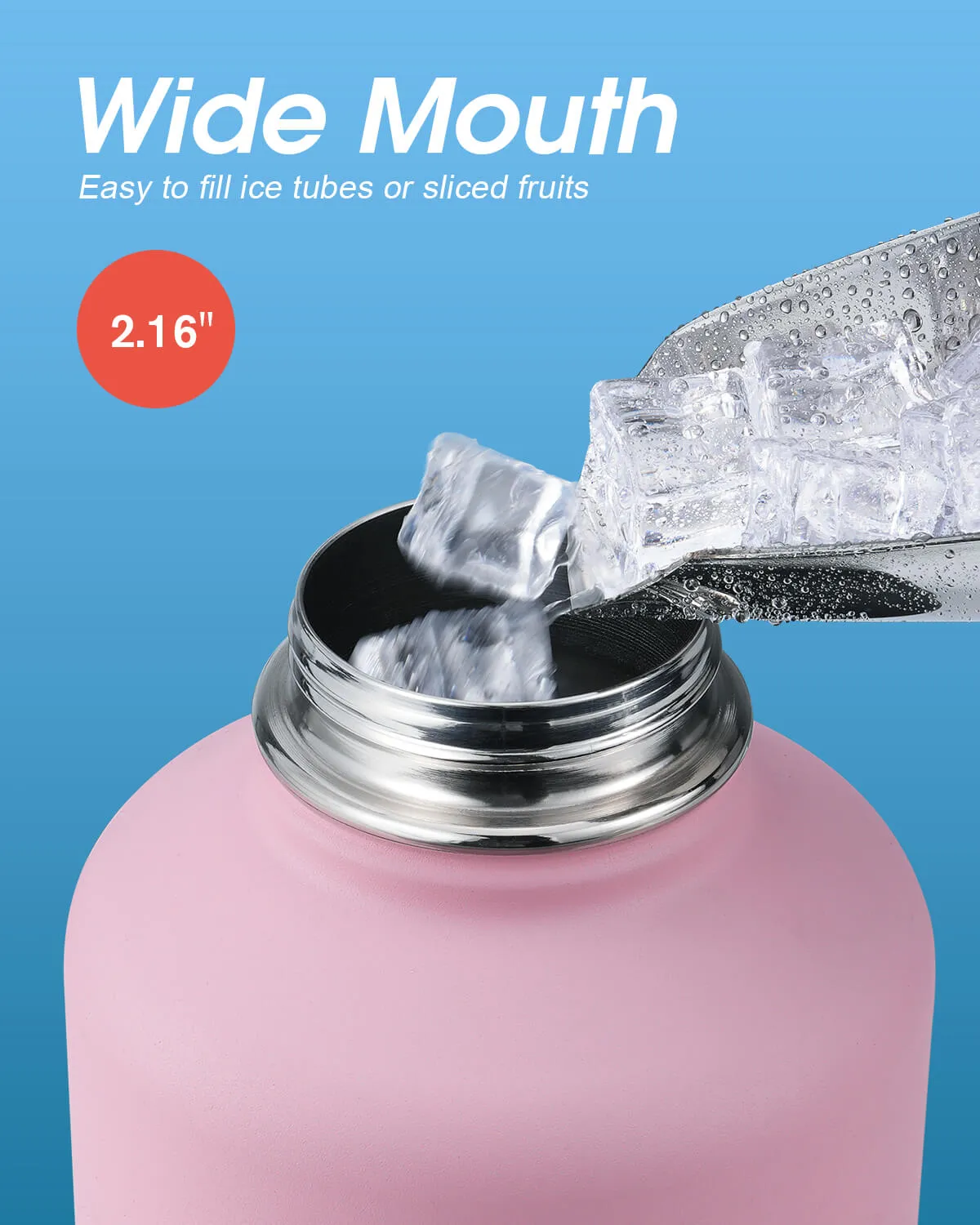 Coolflask 64 oz Water Bottle