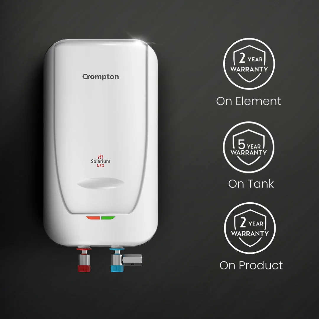 Crompton Solarium Neo 5-Litre, 3000W Instant Water Heater