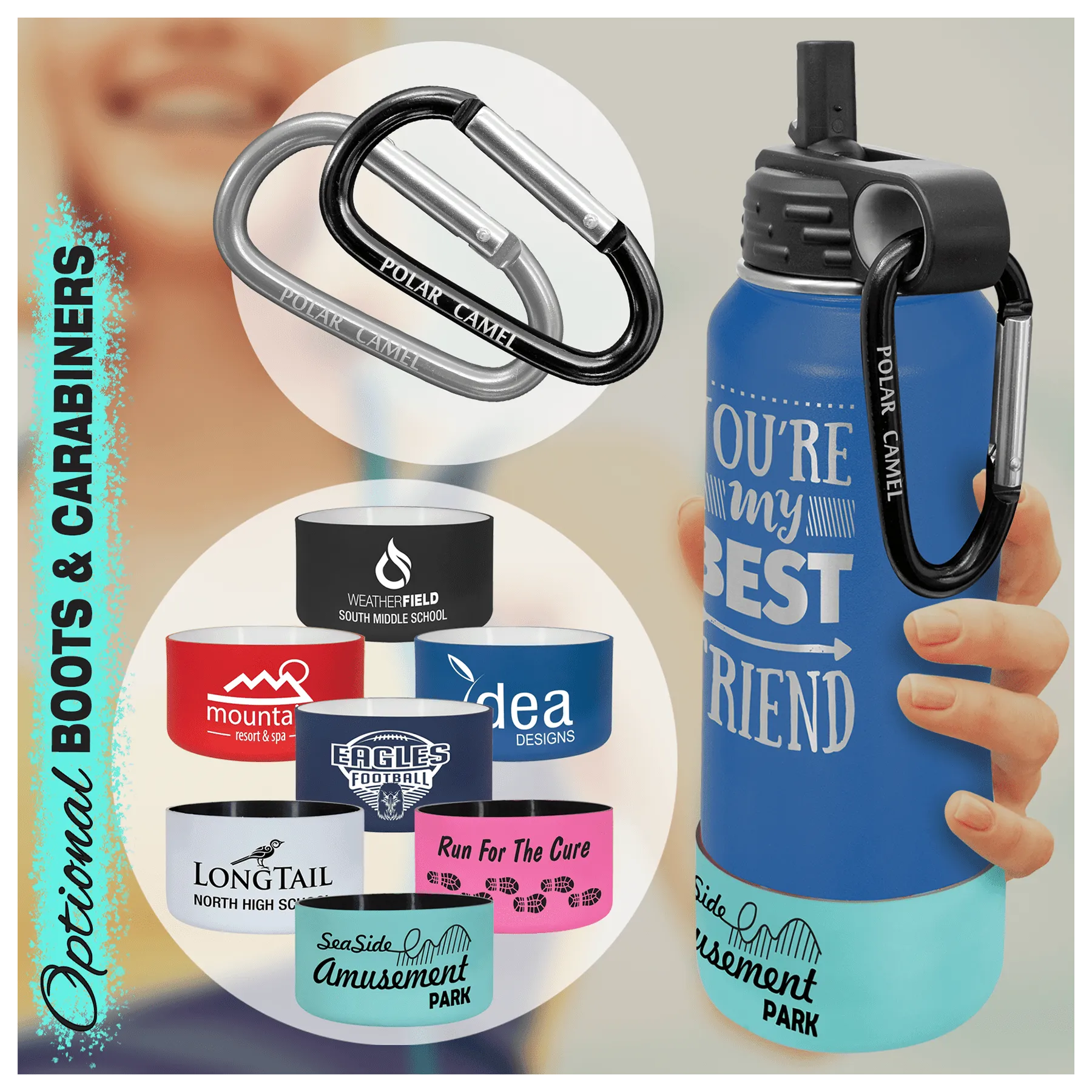 Custom Polar Camel High Endurance Water Bottle 32oz