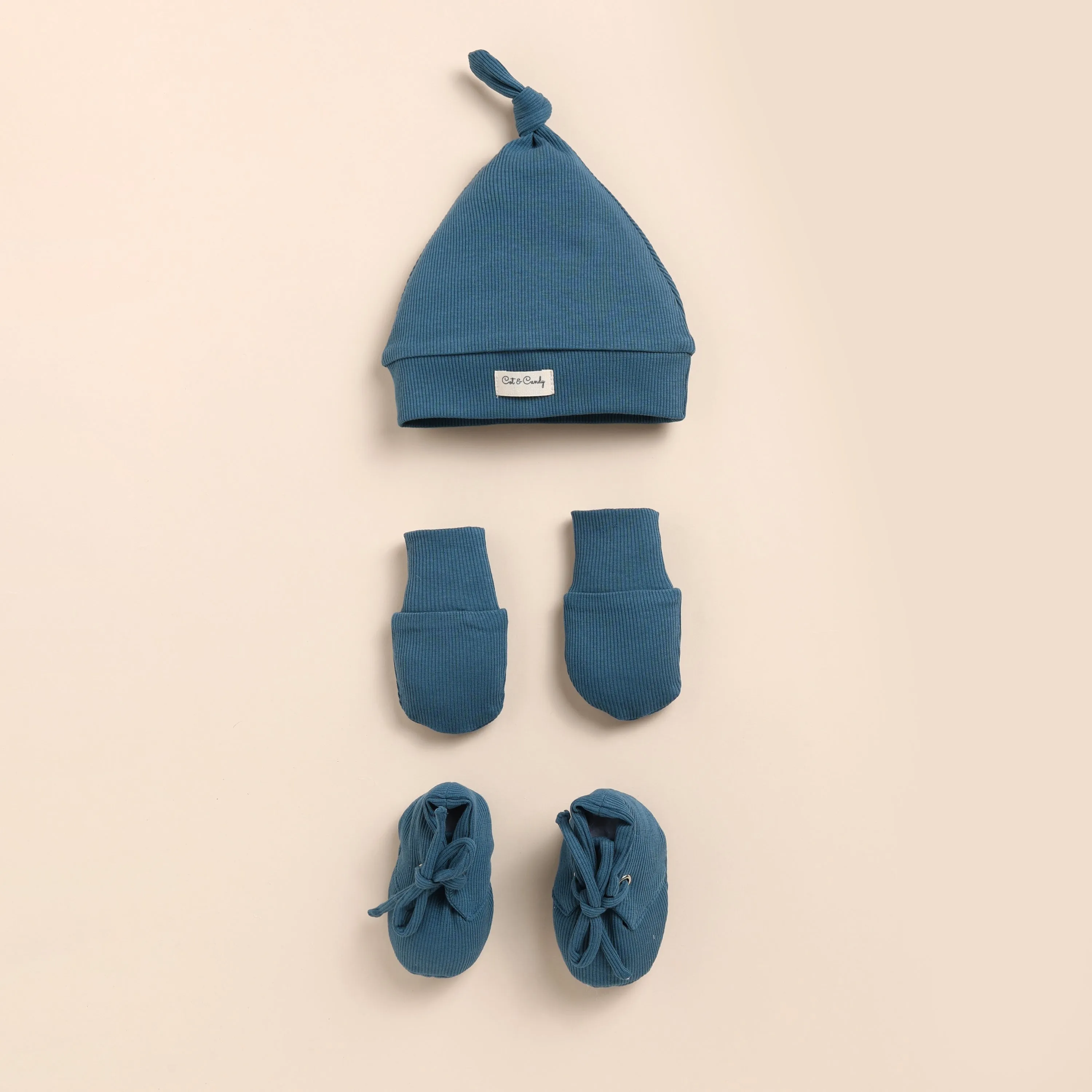 Denim Organic Pack Of 5 With Beanie