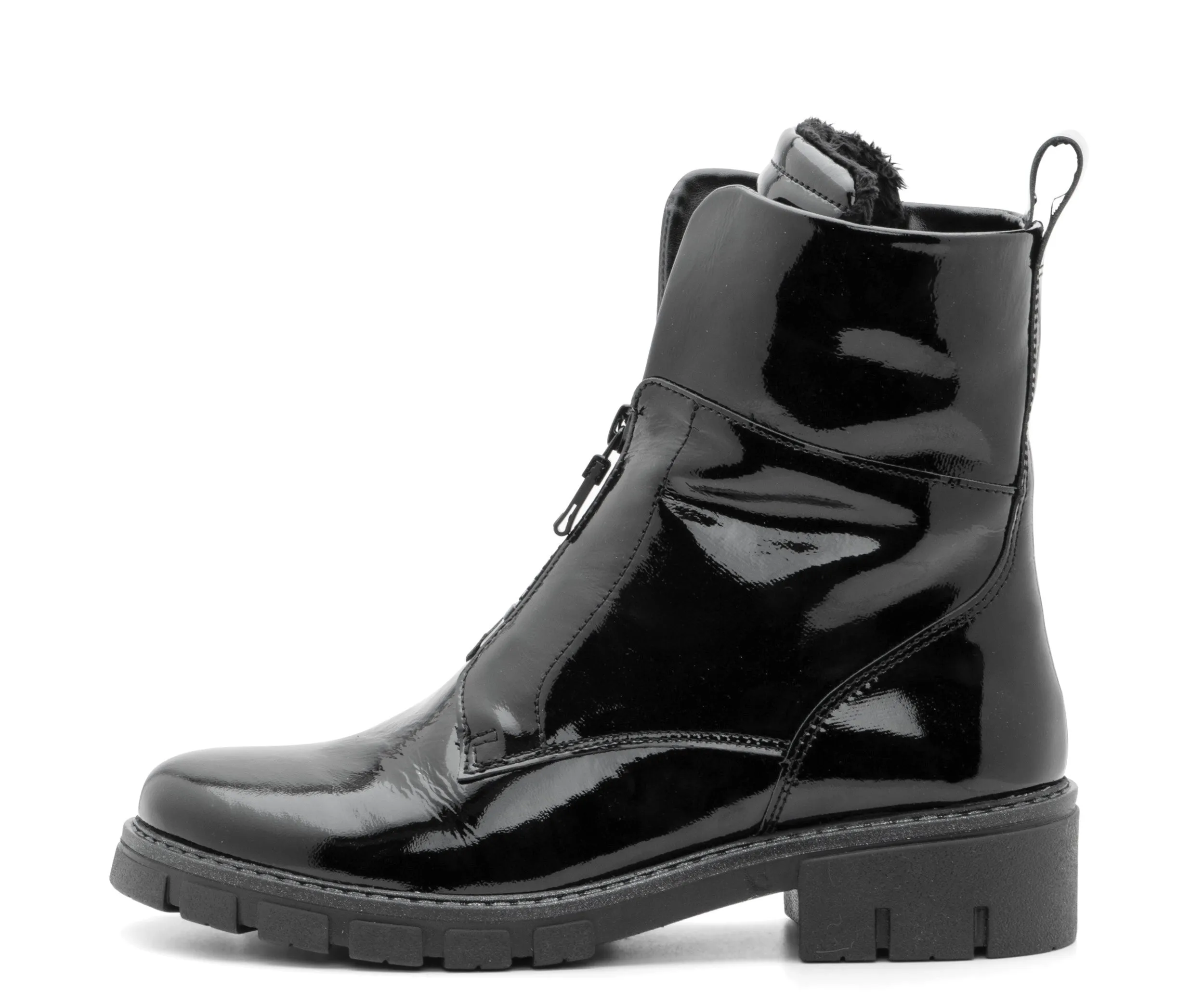 Deon Women's Lug Sole Front & Zip Boot