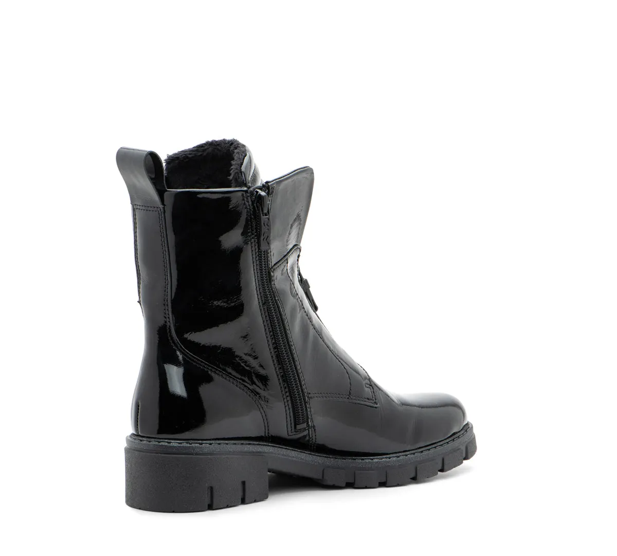 Deon Women's Lug Sole Front & Zip Boot