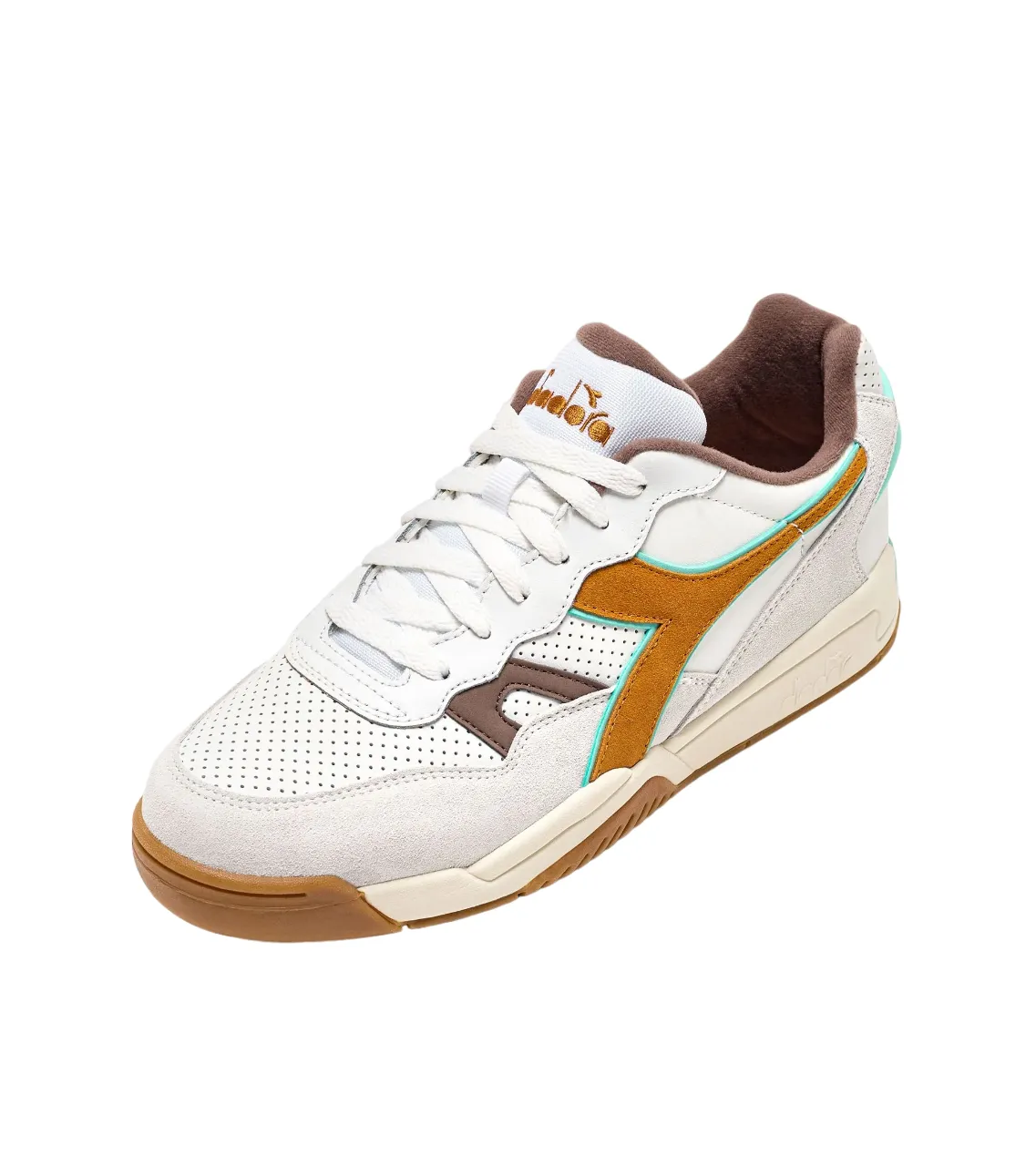 DIADORA Leather Winner Mustard White  Sneaker
