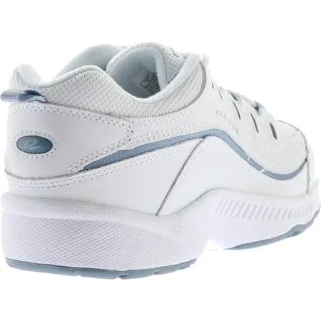 Easy Spirit Women's Romy Lace-up SneakerWhite/Light Blue,