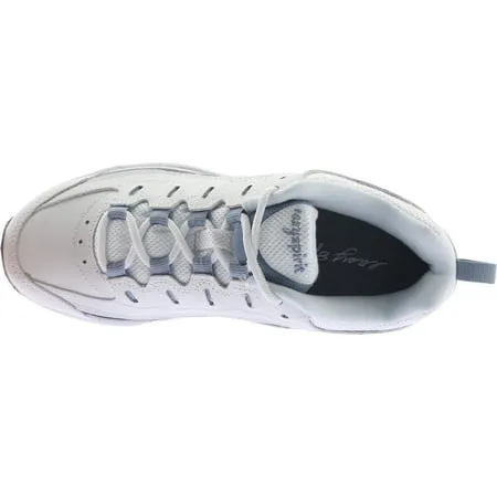 Easy Spirit Women's Romy Lace-up SneakerWhite/Light Blue,