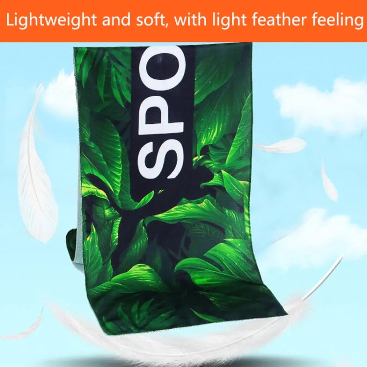 Fitness Cold Towel Outdoor Sports Cooling Quick-Drying Towel, Size: 100 x 30cm(Sky)