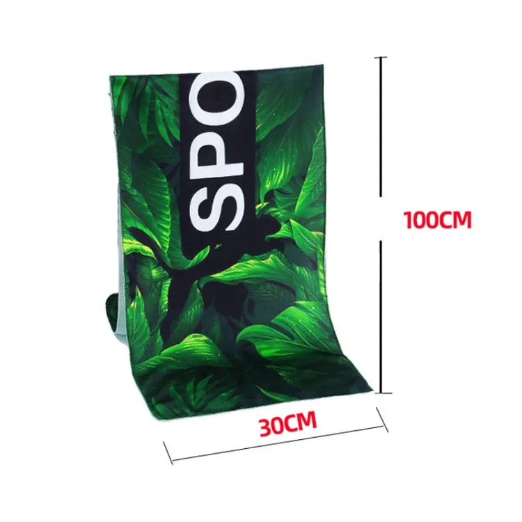 Fitness Cold Towel Outdoor Sports Cooling Quick-Drying Towel, Size: 100 x 30cm(Sky)