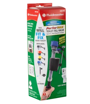 Fluidmaster PerforMax Universal High Performance Toilet Tank Fill Valve 400H