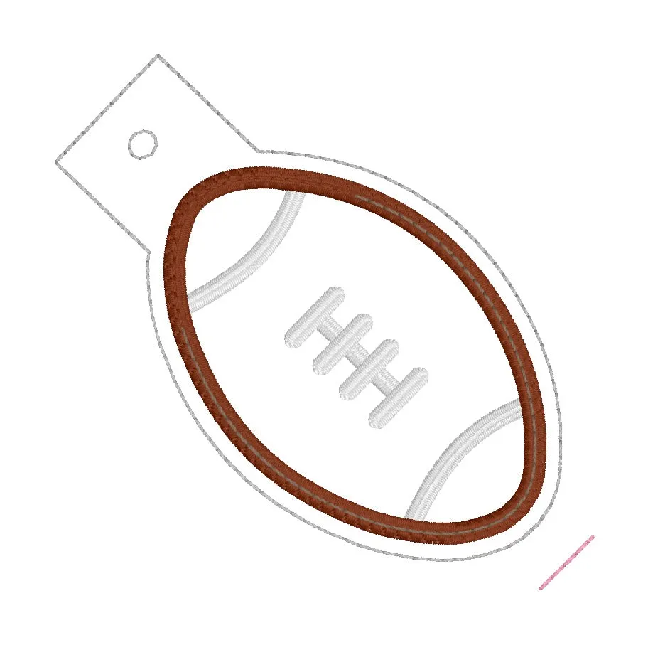 Football applique shaker Bottle Band machine embroidery design DIGITAL DOWNLOAD